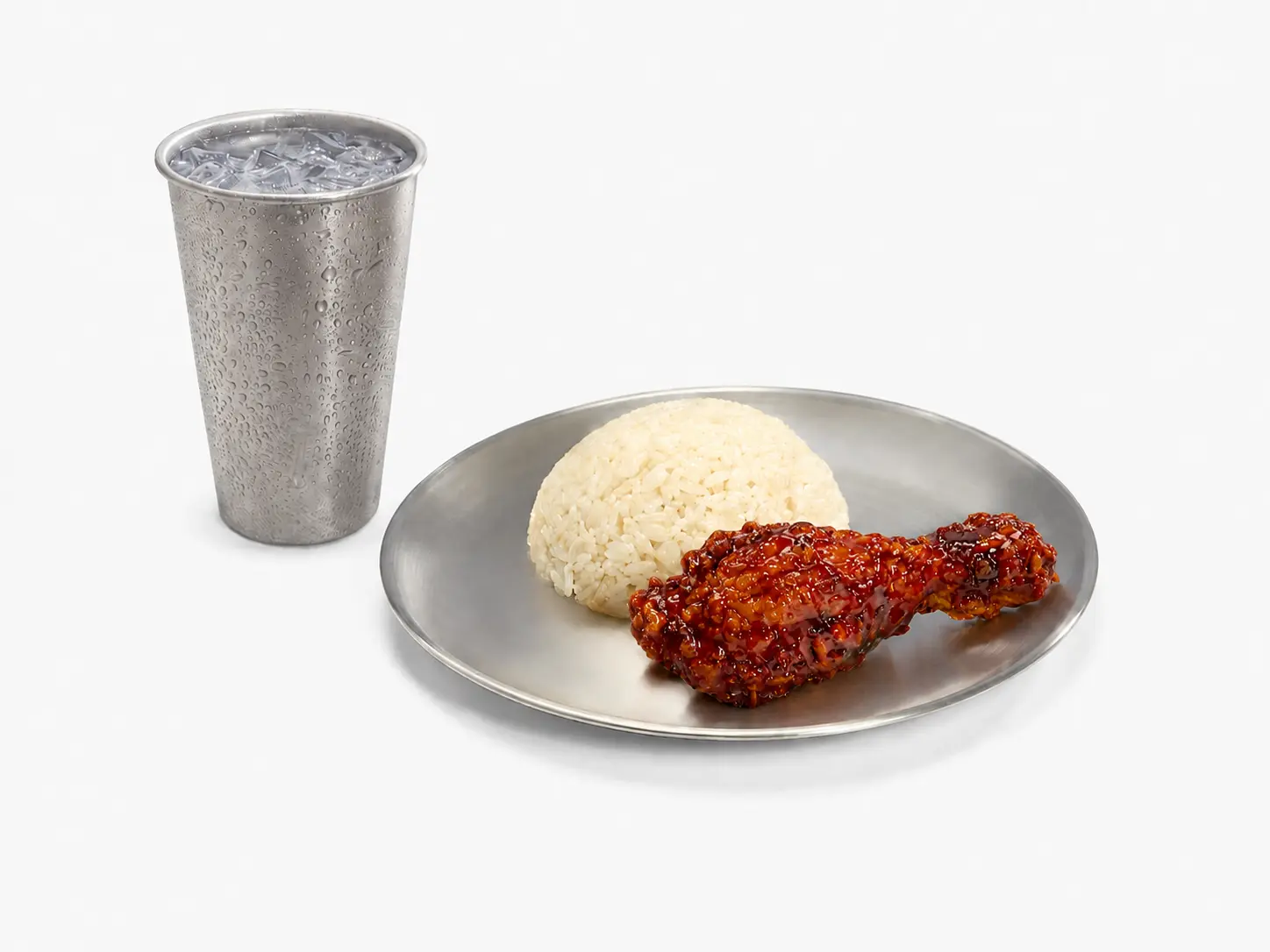 1pc Chicken Combo Sauced