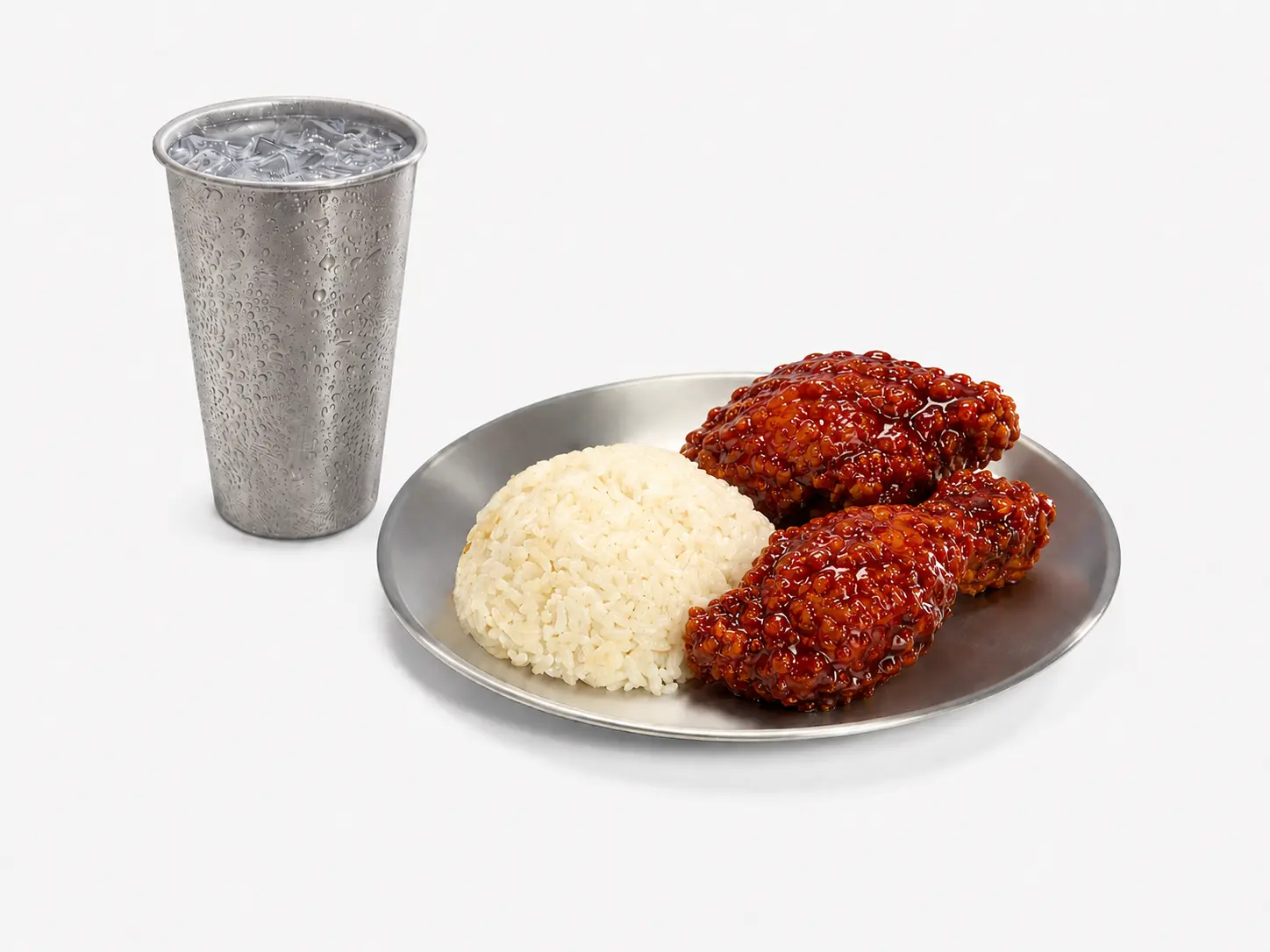 2pcs Chicken Combo Sauced