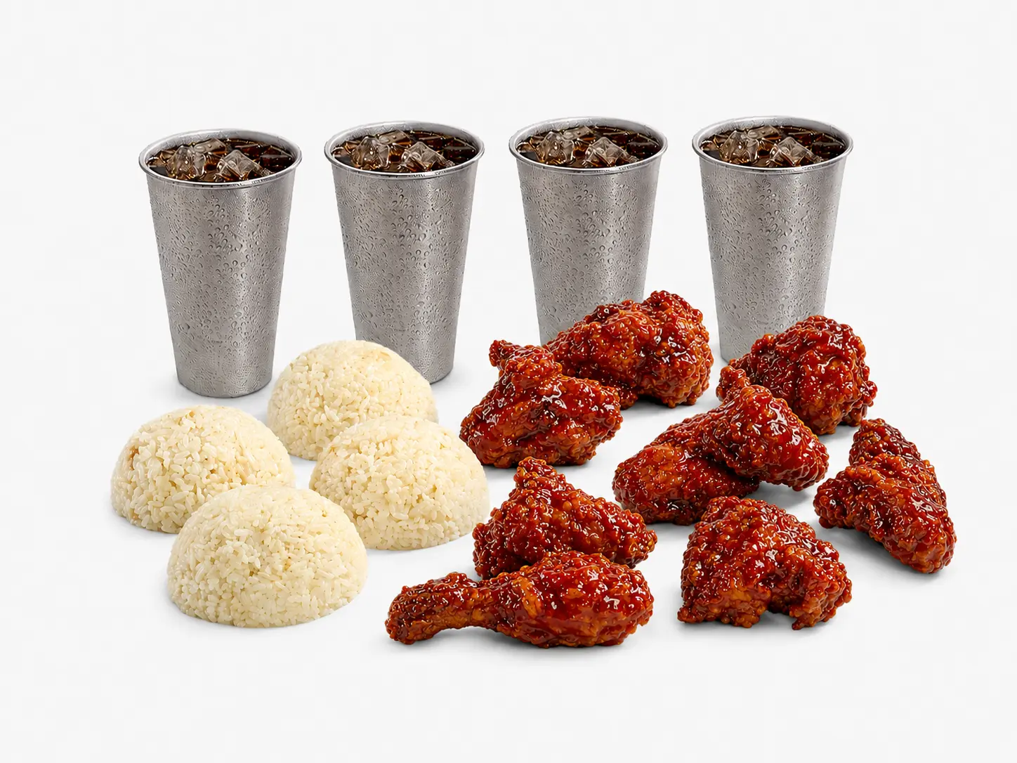 9pcs Chicken Combo Sauced